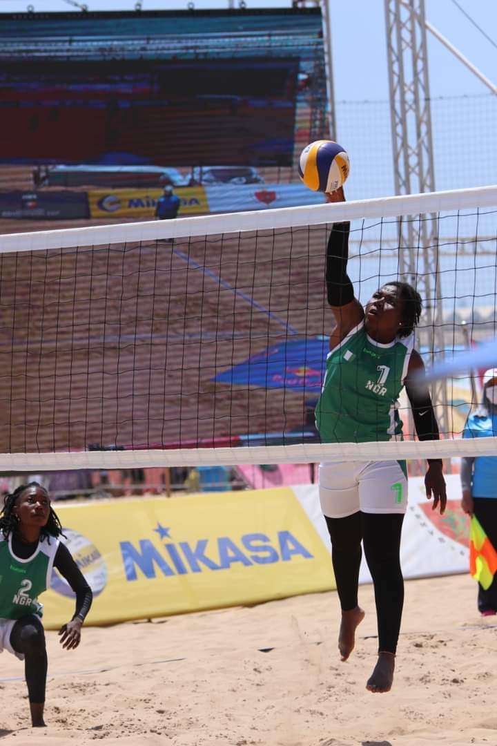 Beach Volleyball Nimrod Commends Team Nigerias Fighting Spirit In Morocco Pmexpress 8644