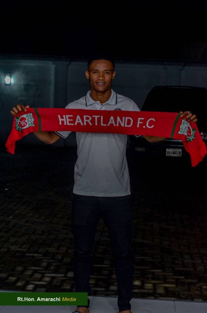 Heartland FC Unveils Latest Striker For 2021|2022 NPFL Season - P.M.EXPRESS