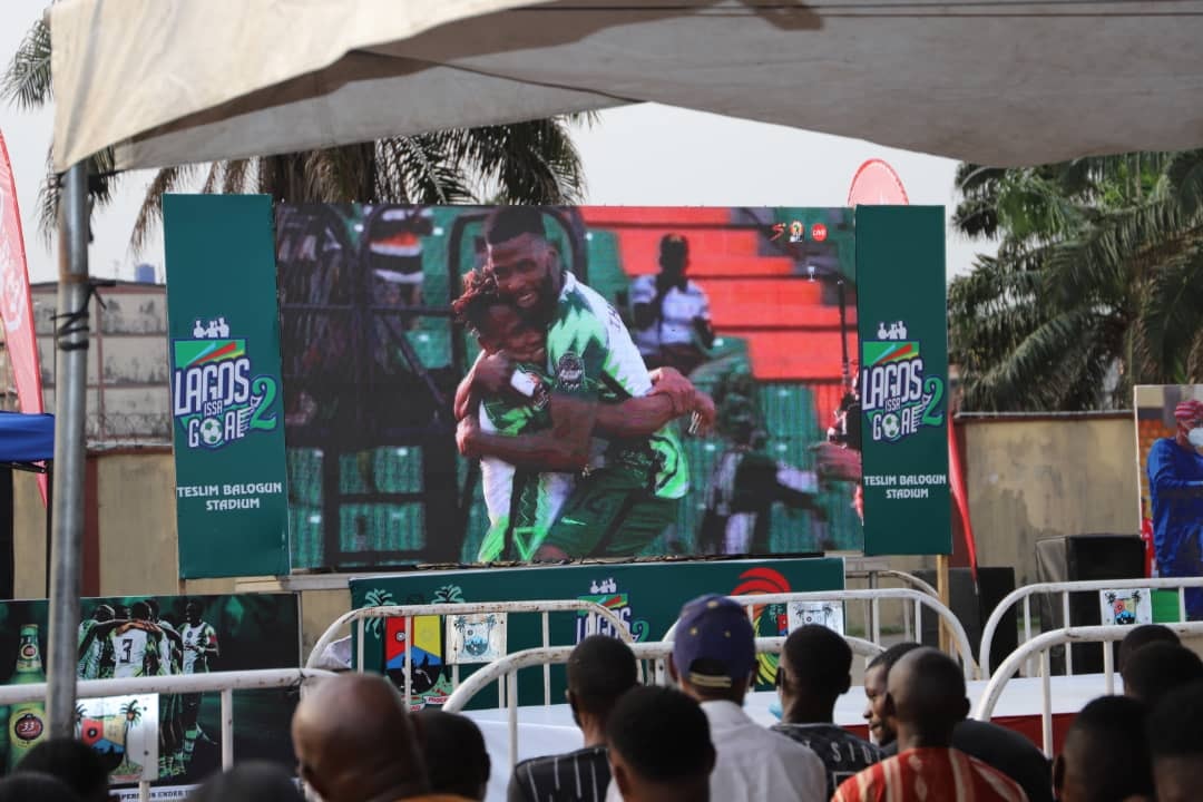 AFCON Viewing Centres: Lagos Fans Cheer Super Eagles To Victory (PHOTOS)