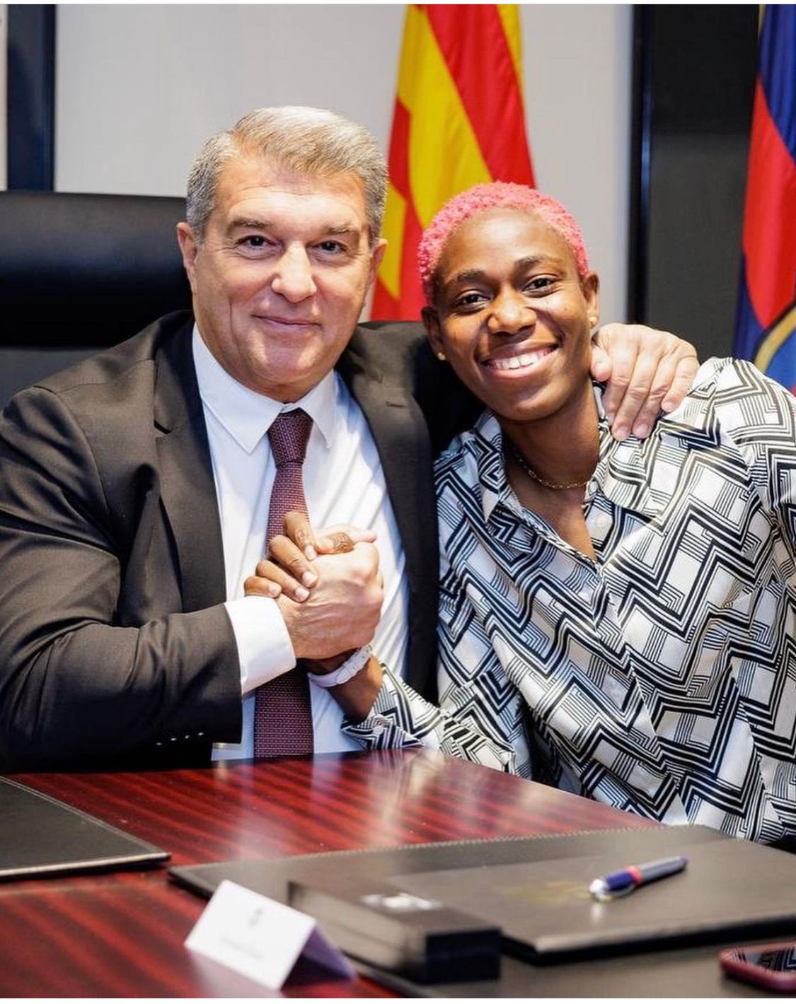 FC Barcelona Extend Asisat Oshoala's Contract