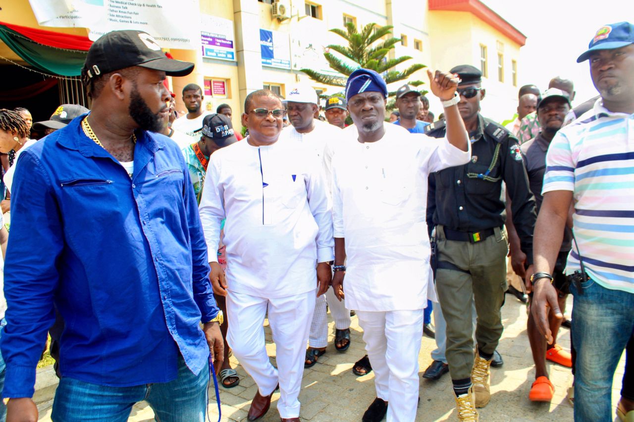 Hon Odunmbaku Launches Ogba Multipurpose Mall's Trade Fair P.M.EXPRESS