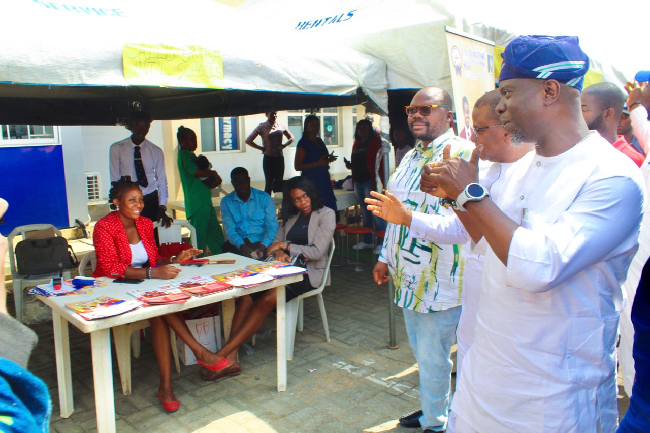 Hon Odunmbaku Launches Ogba Multipurpose Mall's Trade Fair P.M.EXPRESS