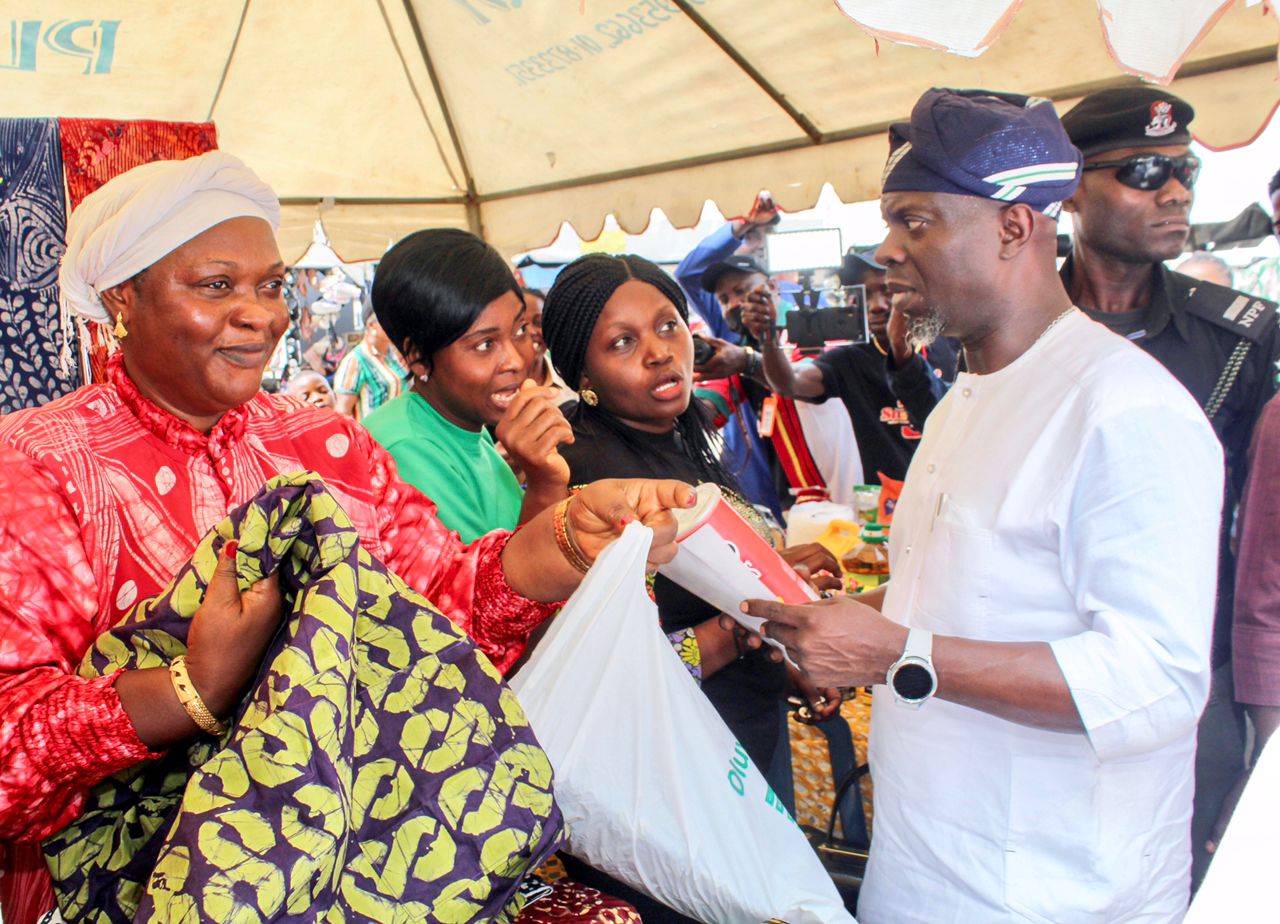 Hon Odunmbaku Launches Ogba Multipurpose Mall's Trade Fair P.M.EXPRESS