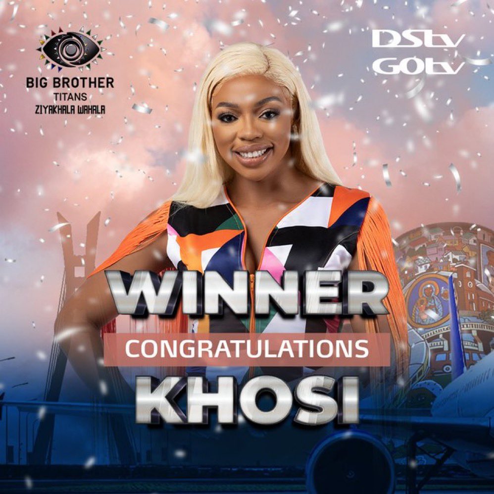 South Africa’s Khosi Twala Wins Debut Big Brother Titans Show - P.M.EXPRESS