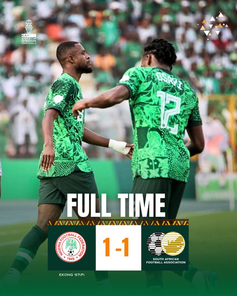How Nigeria's Super Eagles Stunned South Africa To Zoom Into 2024 AfCON