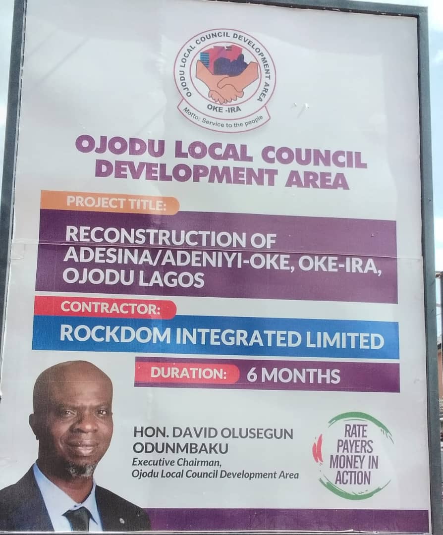 Segun Odunmbaku To Kick-Start Construction Of Adeshina-Adeniyi Oke Road ...